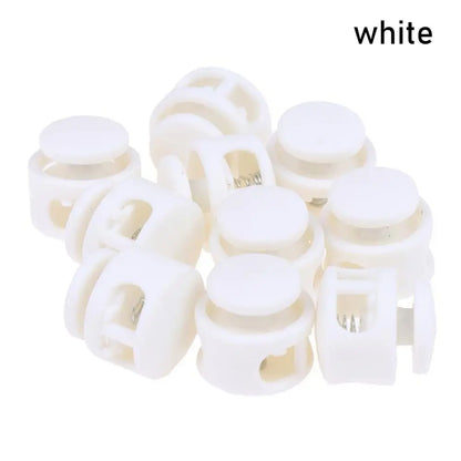 10Pcs Paracord Lanyard Cord Lock Stopper – Spring Toggle Clips for Backpacks, Sportswear, Shoelaces & Bags