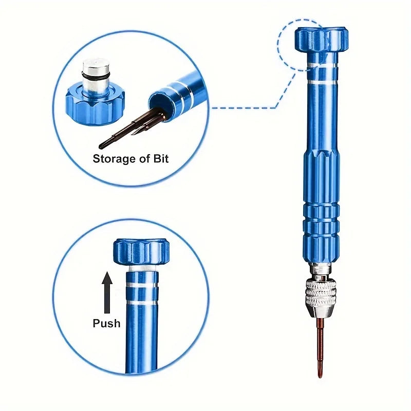 212PCS Watch Repair Tool Kit – Professional Clock & Watchmaker Opening Set with Screwdriver, Hammer, Pry Knife & Band Link Tools