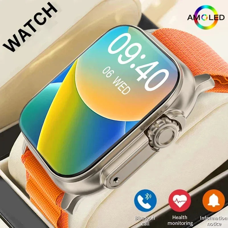 LAXASFIT Smartwatch — Bluetooth Call, Message Alerts, Heart Rate Monitor & Sports Fitness Tracker for Men & Women, Android & iOS Compatible