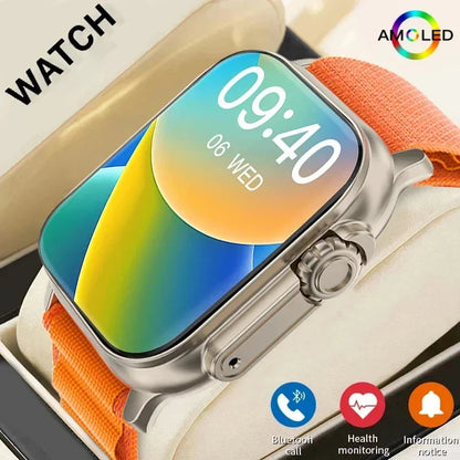 LAXASFIT Smartwatch — Bluetooth Call, Message Alerts, Heart Rate Monitor & Sports Fitness Tracker for Men & Women, Android & iOS Compatible