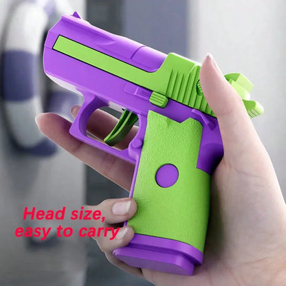 Kids Summer Mini Desert Eagle Water Gun – Mechanical Continuous Firing Small Pistol for Beach & Pool Play