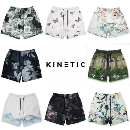 Kinetic Mesh Gym Shorts - Unisex Casual Fitness & Workout Shorts for Summer Sports