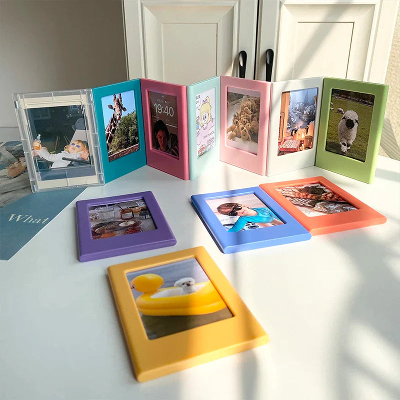 3-Inch Magnetic Photo Frames for Fujifilm Instax Mini – Compatible with Mini 12/11/Evo/40/7+/25/90/99/SE/Link2/3 Film