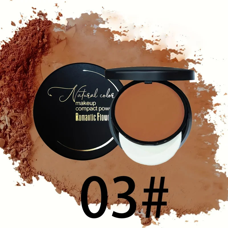 Sweat-Resistant Contouring Powder Palette – Matte Buildable Coverage for All Skin Tones with Highlight & Shadow