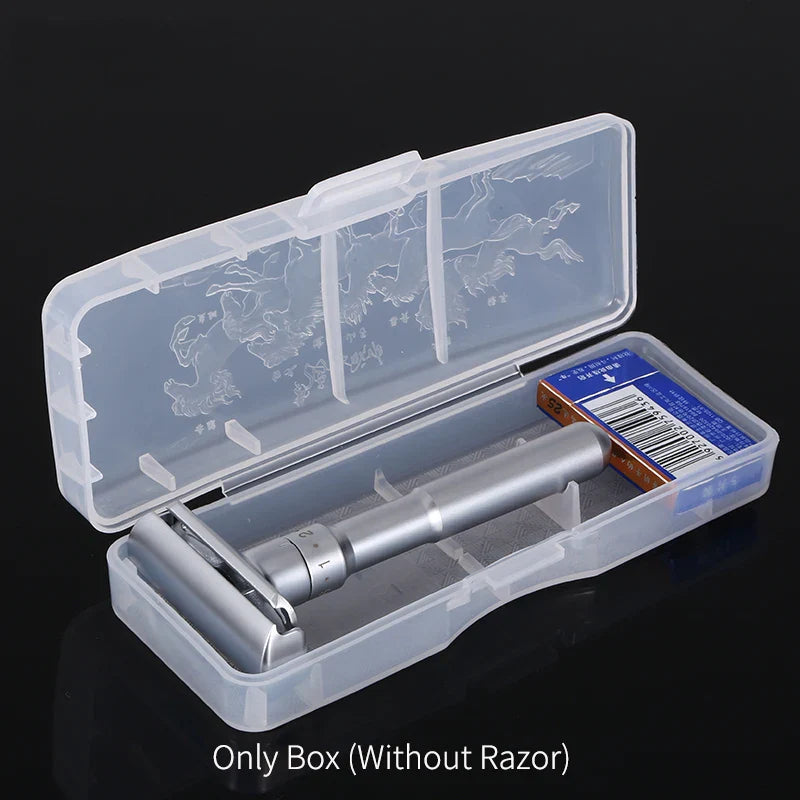 High Quality Double Edge Razor Storage Box – Classic Shaver Case for Men, Razor Accessories, 1 PC