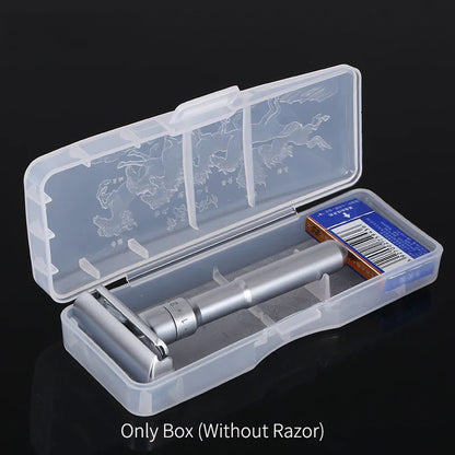 High Quality Double Edge Razor Storage Box – Classic Shaver Case for Men, Razor Accessories, 1 PC