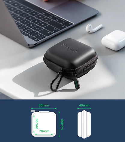UGREEN Hard Earphone Case – Protective Headphone Bag for AirPods, EarPods, Sennheiser, Bluetooth Earphones