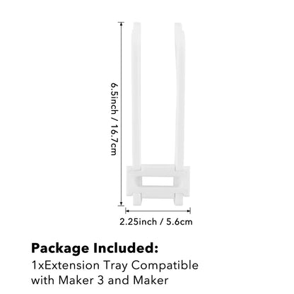 Extension Tray for Cricut Maker 3, Maker, Explore Air 2 & Explore 3 – Cutting Mat Holder & Essential Accessory