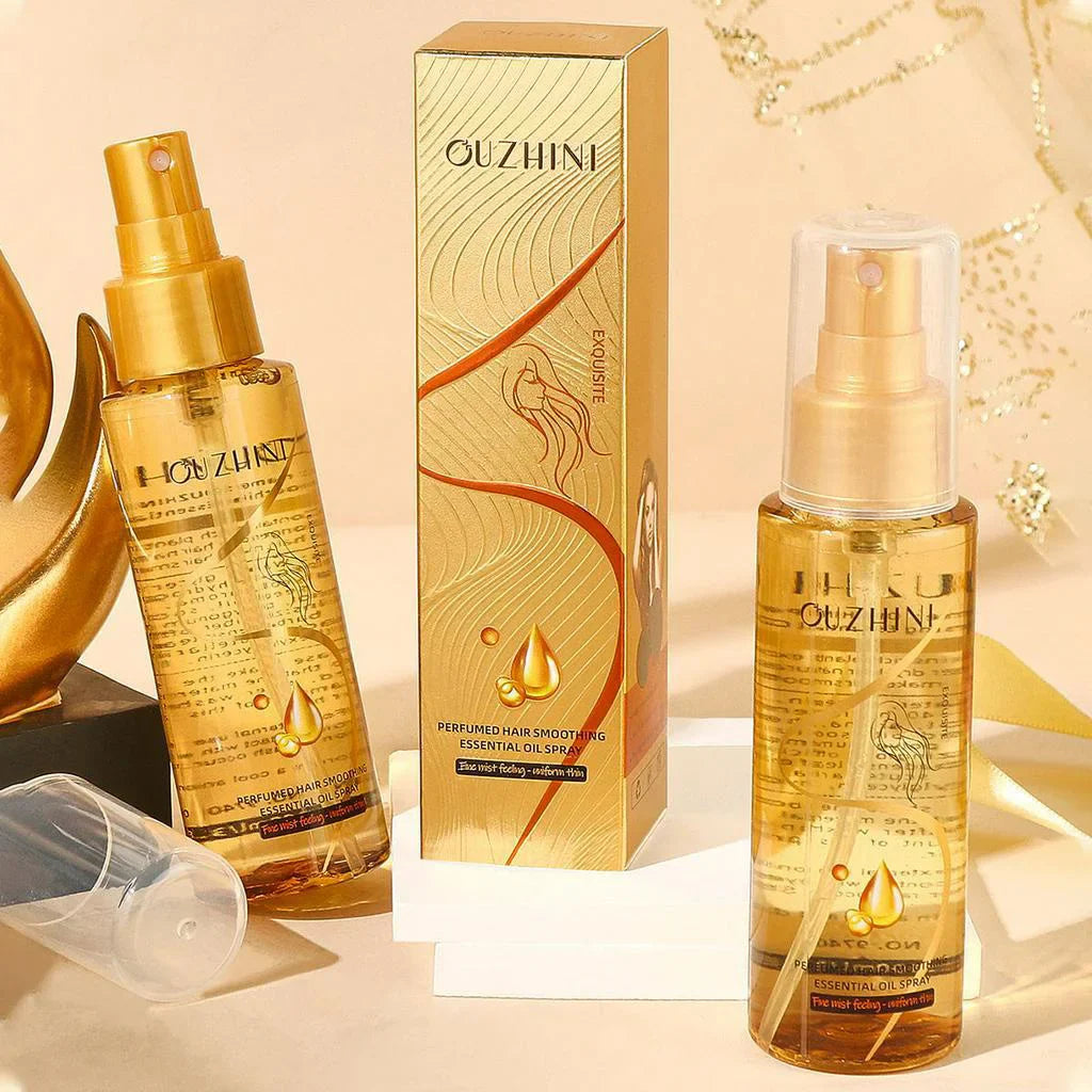 Deep Nourishing Hair Care Essential Oil Spray – Fragrant Treatment to Enhance Shine and Repair Damaged Hair
