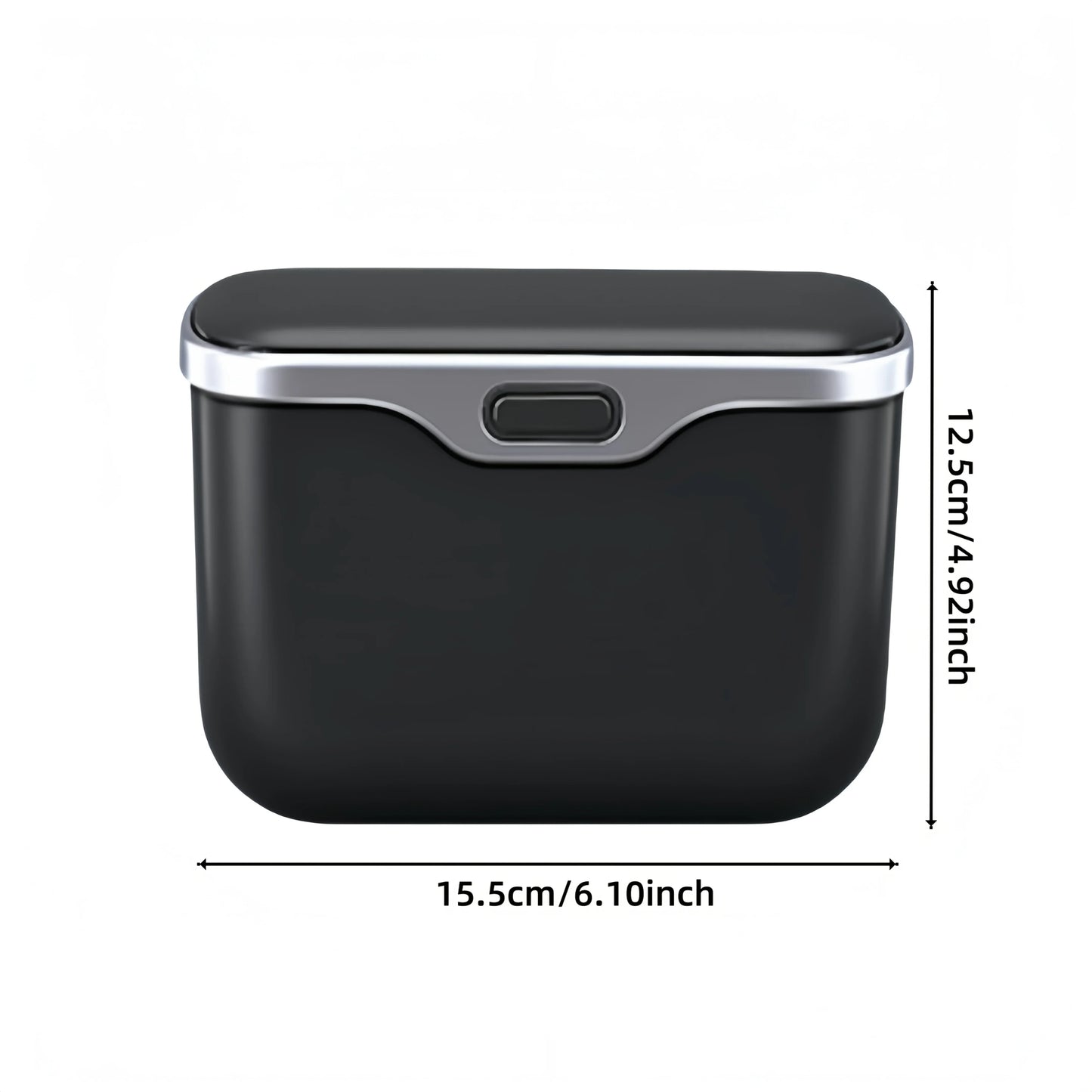 Multifunctional Car Trash Can with Lid – Hanging Storage Bin for Wet & Dry Use, Auto Interior Organizer Box Accessory