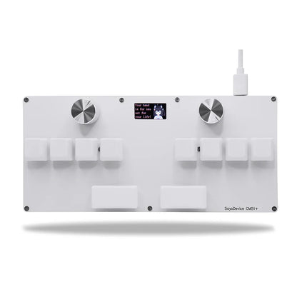 CM51 SayoDevice OSU DJ MAX Keyboard - Magnetic Outemu/Gateron Switches with Knob, Screen, & Shortcut Features