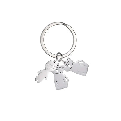 Personalized Kids & Family Keychain – Custom Name Key Chain for Mother’s Day, Couples, Boys, Girls, Pets, Mom, Dad, Baby Gift