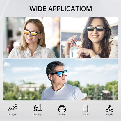 Hibloks Polarized Clip-On Lenses for Ray-Ban Meta Wayfarer RW4006 – UV Protection & Anti-Glare