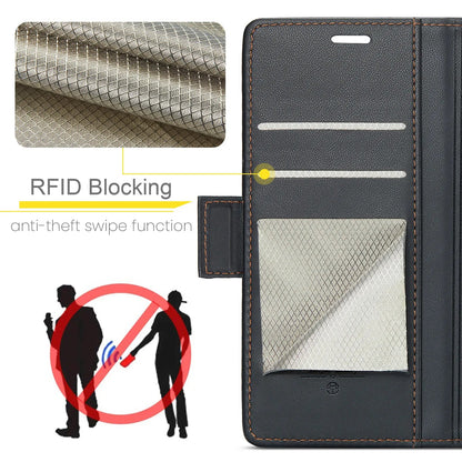 Magnetic PU Leather Phone Case for Samsung Galaxy Z Fold 7/6/5 — Fold6/5 5G Wallet Card Holder Shockproof Cover
