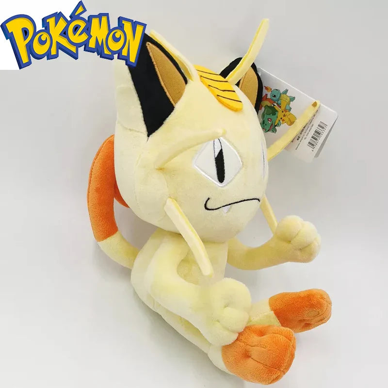 25cm Meowth Plush Toy – Cute Kawaii Anime Soft Doll Figure, Birthday Gift for Kids