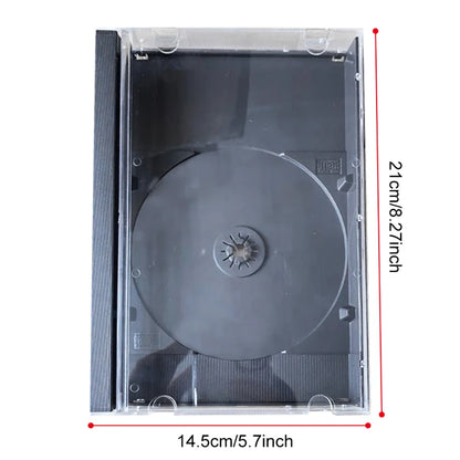 SGA Custom CD Back Case — Retro Game Disc Holder for Sega Saturn & Dreamcast, Custom Artwork Accessory