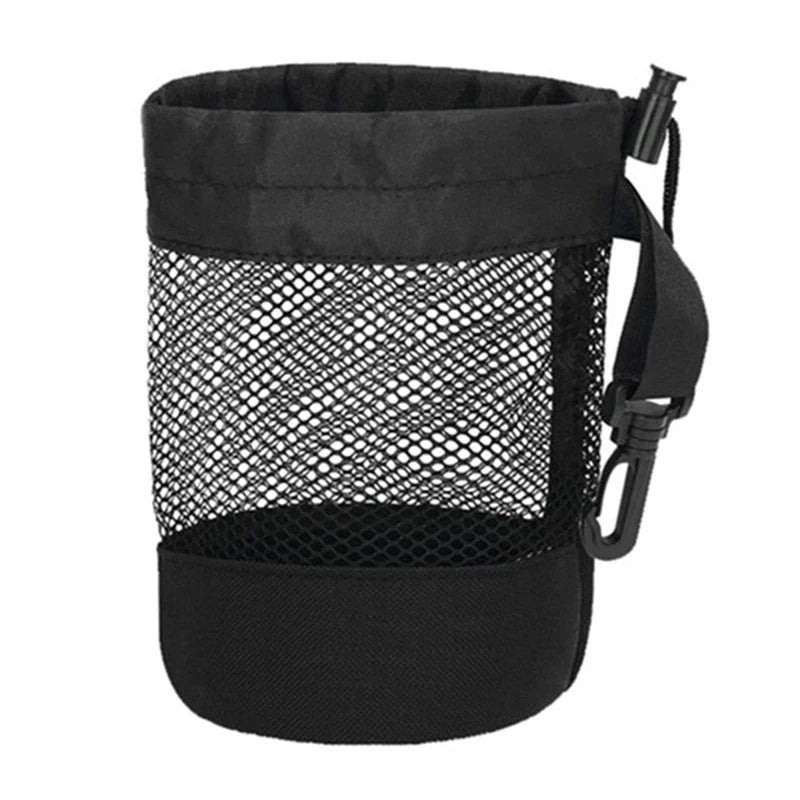 Multipurpose Golf Ball Organizer – 20 Ball Drawstring Pouch, Portable Nylon Mesh Holder for Fitness & Sports