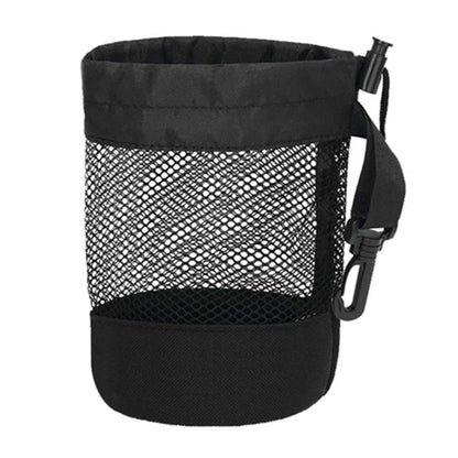 Multipurpose Golf Ball Organizer – 20 Ball Drawstring Pouch, Portable Nylon Mesh Holder for Fitness & Sports
