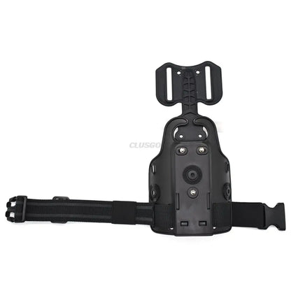 Outdoor Tactical Thigh Drop Leg Holster - Compatible with Glock 17, Beretta M9, Colt 1911, PX4 Storm for Hunting