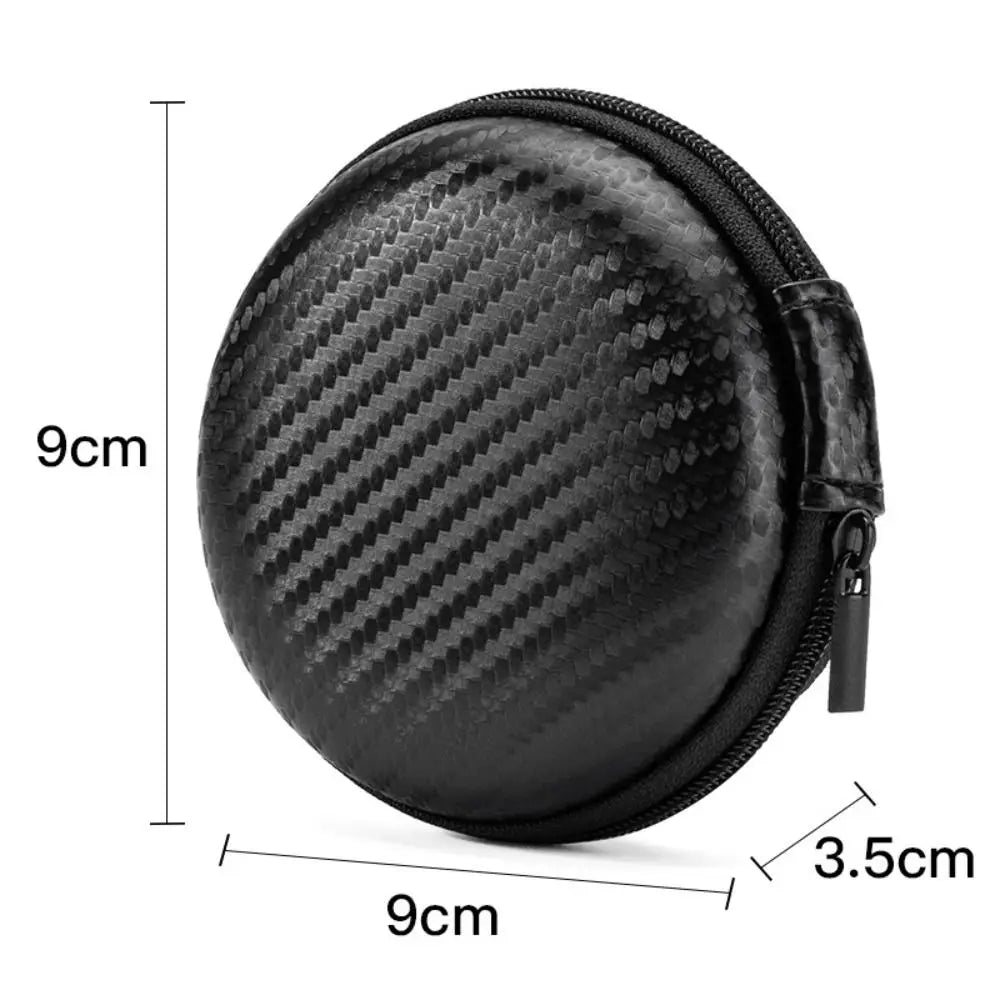 Shockproof Waterproof Headphone Case – EVA Hard Shell Carrying Box with Double Zipper & Dustproof Design