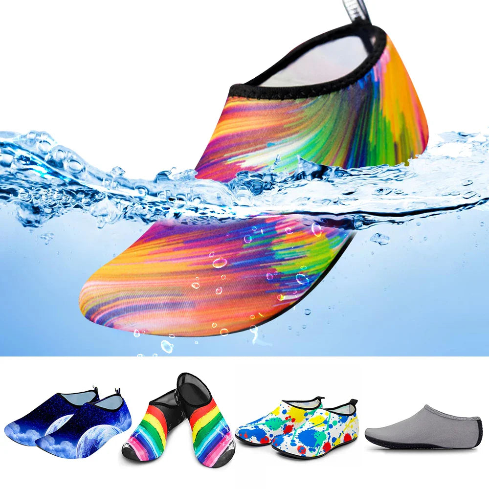 Unisex Water Shoes – Non-Slip Aqua Socks for Swimming, Diving & Beach, Lightweight Summer Sandals for Men & Women