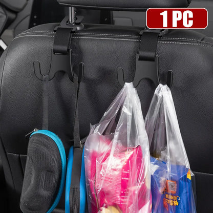 Universal Car Purse Hook – Auto Seat Headrest Hanger for Back Seat Storage, Car Interior Accessories