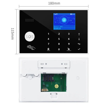 Home WIFI & GSM Security Alarm System – Anti-Theft with Door Sensor, PIR Motion Detector, Tuya Smart App & Alexa Control