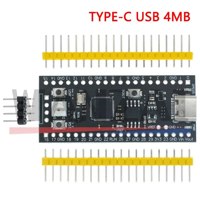 Official Raspberry Pi Pico RP2040 Board – Dual-Core 264KB ARM Cortex-M0+ Low-Power Microcontroller