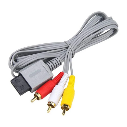 3-in-1 Wired Motion Sensor Bar Kit – AC Power Adapter & Composite AV Cable for Nintendo Wii (EU Plug)