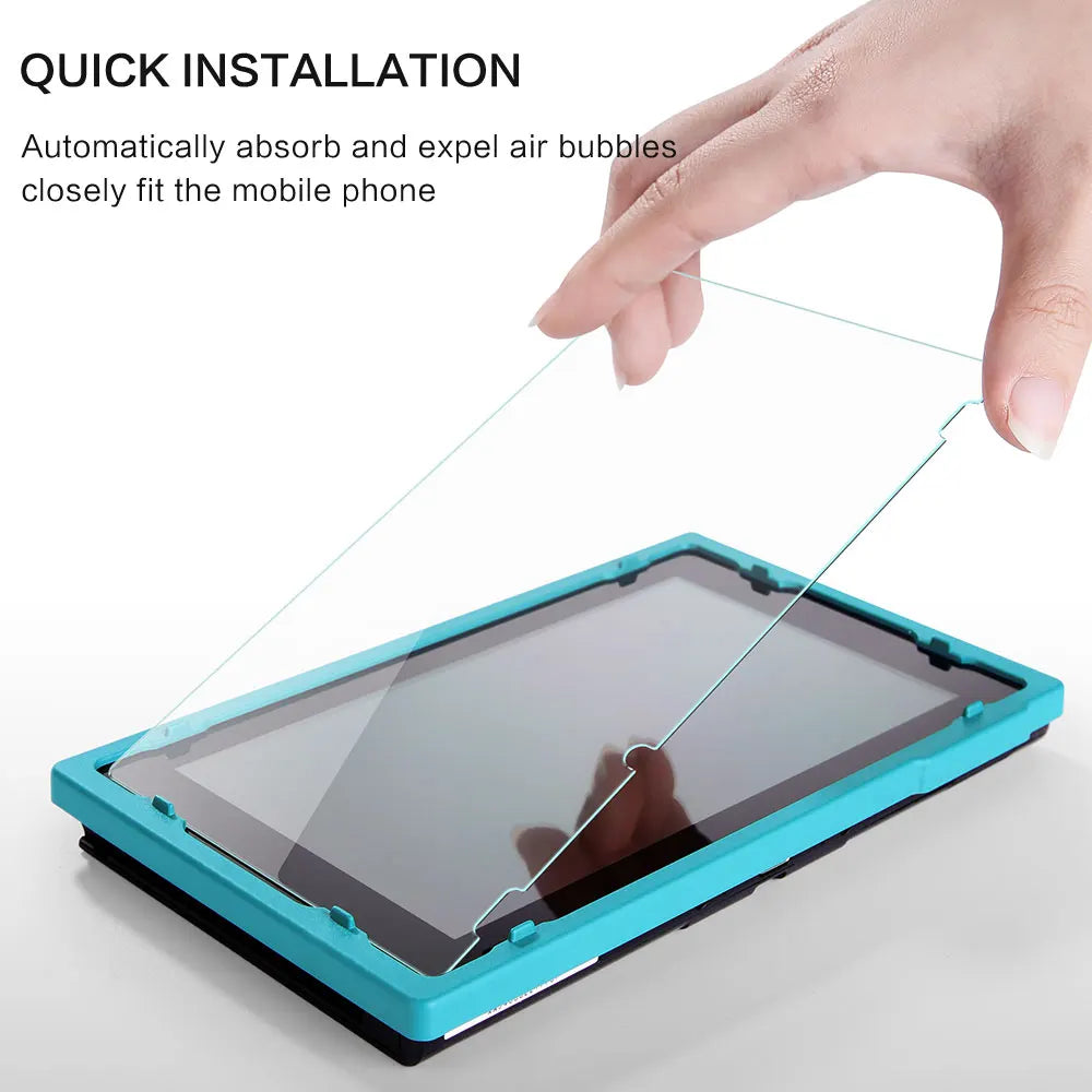 SmartDevil HD Tempered Glass Screen Protector – Full Cover for Nintendo Switch, Switch Lite & OLED