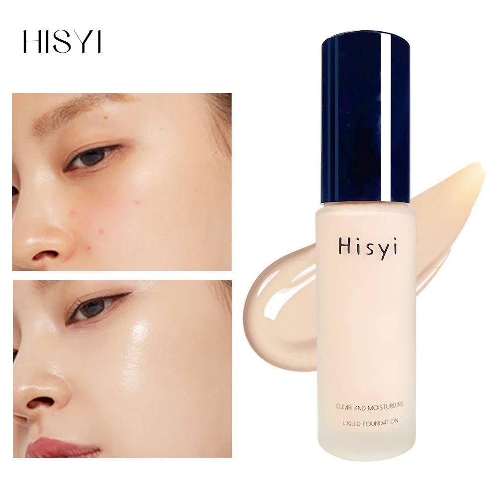 Natural Liquid Foundation – Flawless Coverage, Lightweight & Transparent Concealer for Smooth Skin