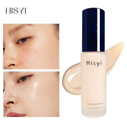 Natural Liquid Foundation – Flawless Coverage, Lightweight & Transparent Concealer for Smooth Skin