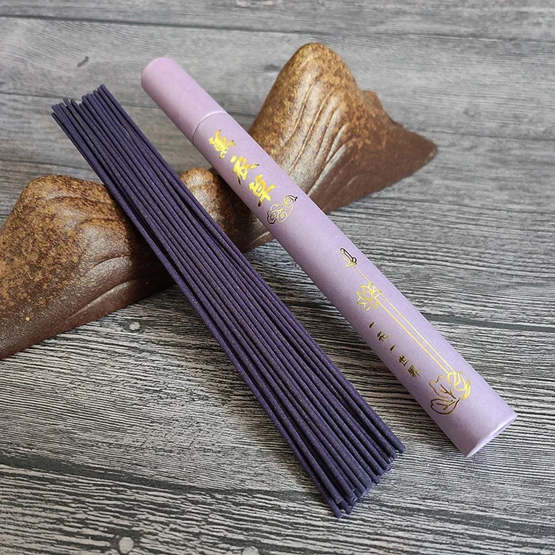 40PCS Natural Sandalwood Incense Sticks – Aromatic Home Fragrance for Blessing Ceremony, Lavender, Green Tea & Rose