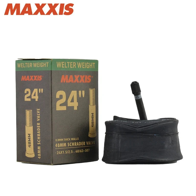 MAXXIS Bicycle Inner Tube - Presta & Schrader Valve for 20, 24, 26, 27.5, 29 Inch & 700C Bikes