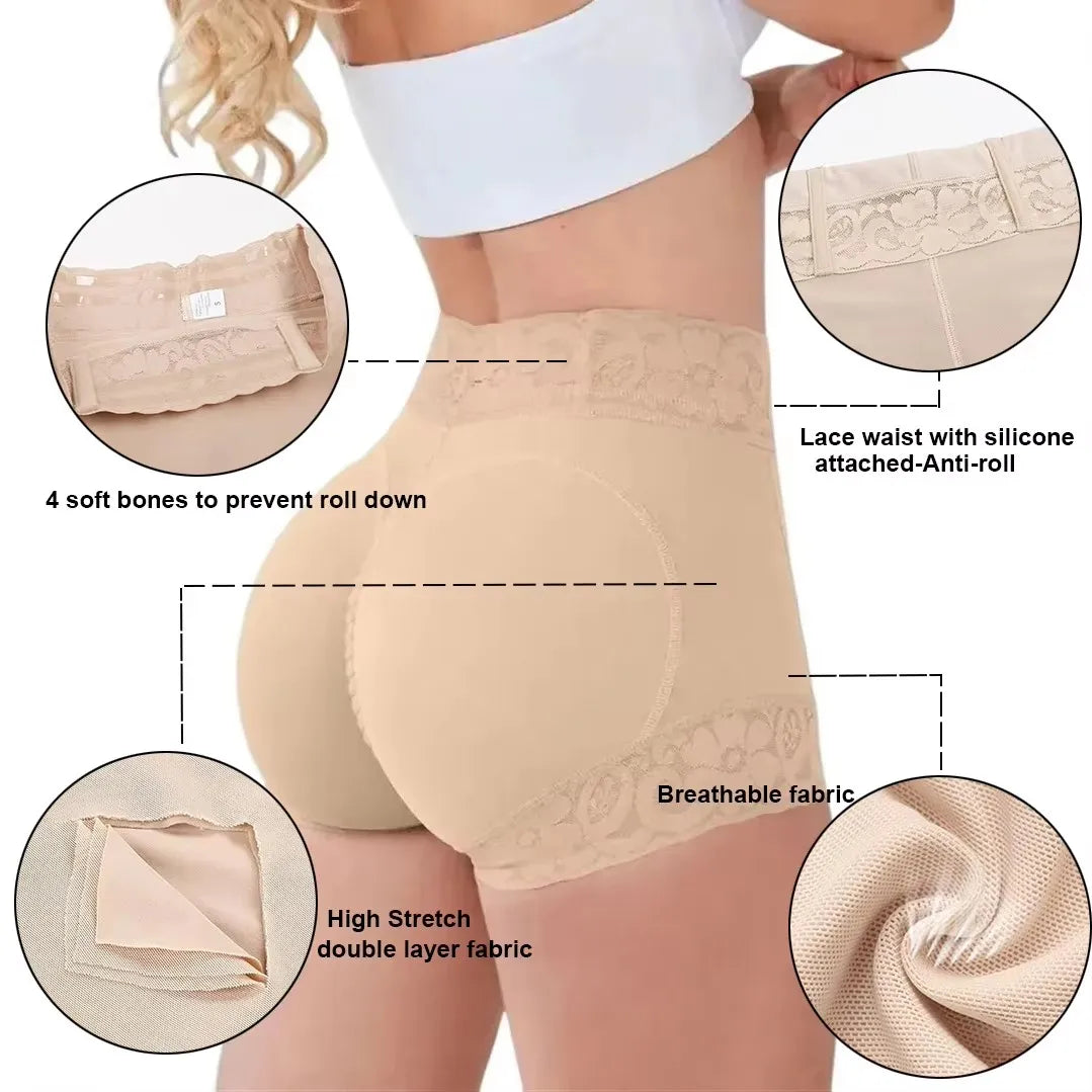 Colombian Fajas Tummy Control Shapewear – High Waist Butt Lifter Body Shaper for Women, Slimming Girdle and Flat Belly Waist Trainer