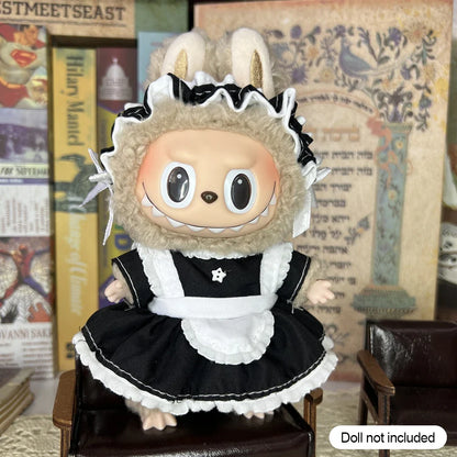 17cm Labubu V1/V2 Doll Clothes – Cosplay Outfits & Accessories | Kids Toy Gift with Various Styles
