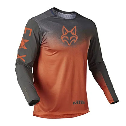 2025 Fox Motocross Long Sleeve Shirt for Men and Women – Summer Off-Road Motorcycle & Mountain Bike Jersey