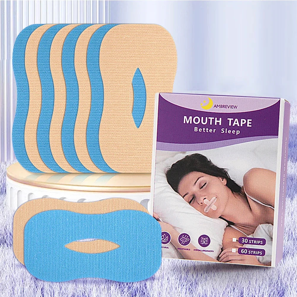 10/30Pcs Anti-Snoring Stickers – Breathing Improvement Patch for Children & Adults, Mouth Correction Orthosis Tape for Better Sleep