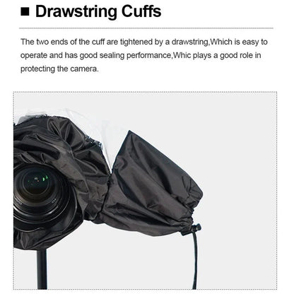 Waterproof Camera Rain Cover – Dustproof Protective Case for Canon, Nikon, Sony, Panasonic, Fuji DSLR Cameras