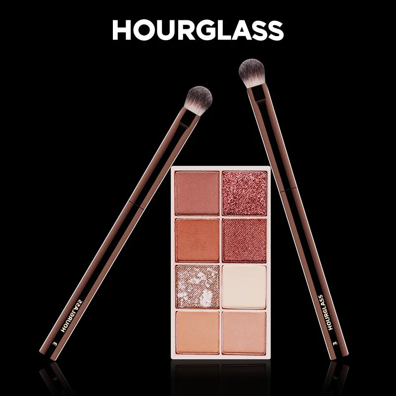 Hourglass Makeup Brushes Set – Powder, Foundation, Concealer, Blusher, Bronzer, Eyeshadow & Eyebrow Sculpting Brushes