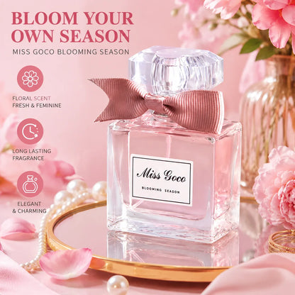 50ml Floral Sweetheart Eau de Toilette - Long-Lasting Portable Travel Perfume Gift