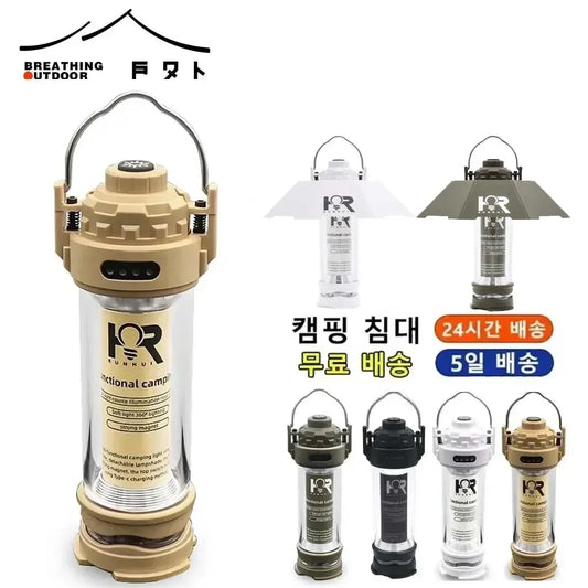 BATOT 3000mAh LED Camping Light - USB Rechargeable Lantern & Flashlight with 5 Lighting Modes for Tents & Emergencies