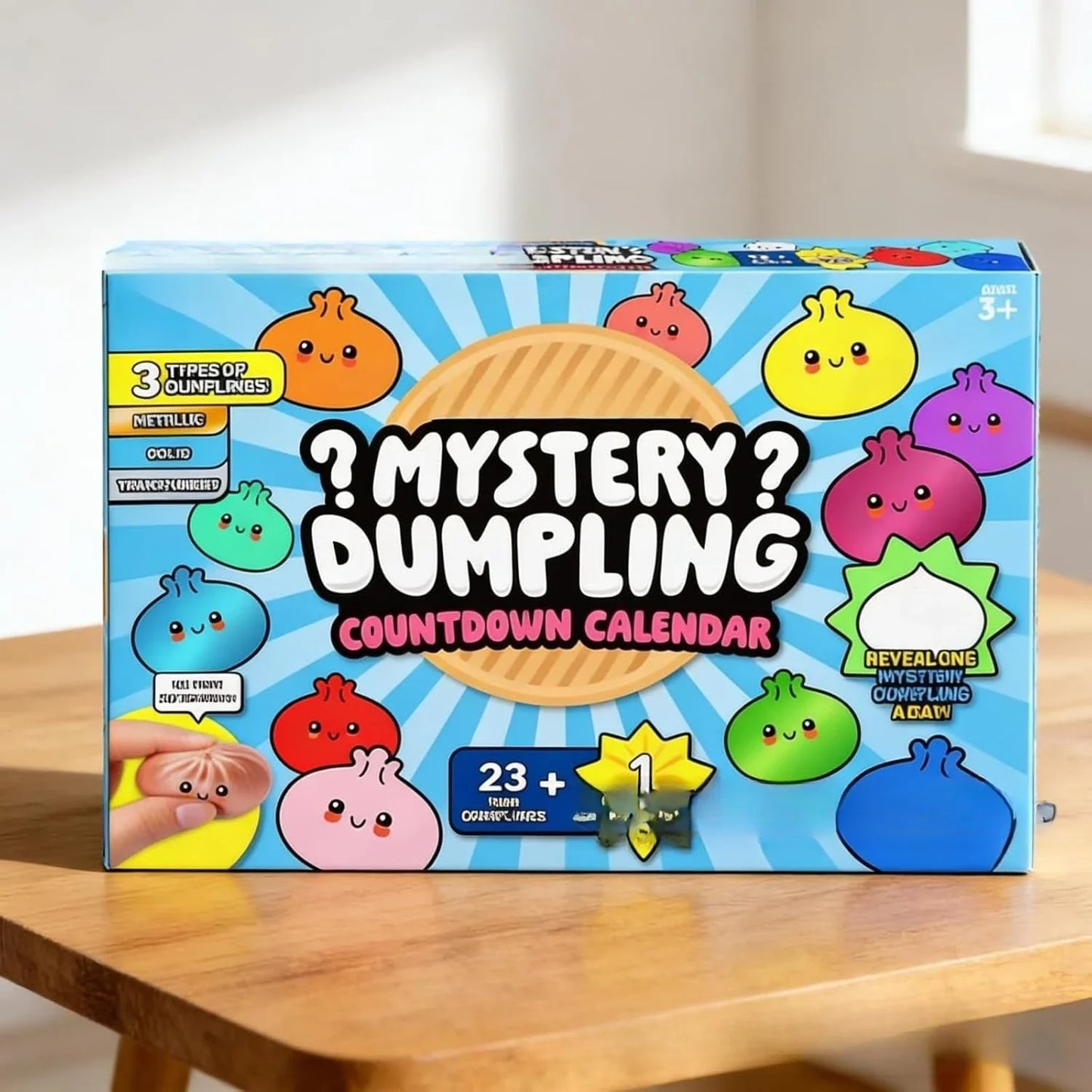 24PCS Squishy Fidget Advent Calendar - Cute Slow-Rebound Anxiety Relief Mystery Gift Box