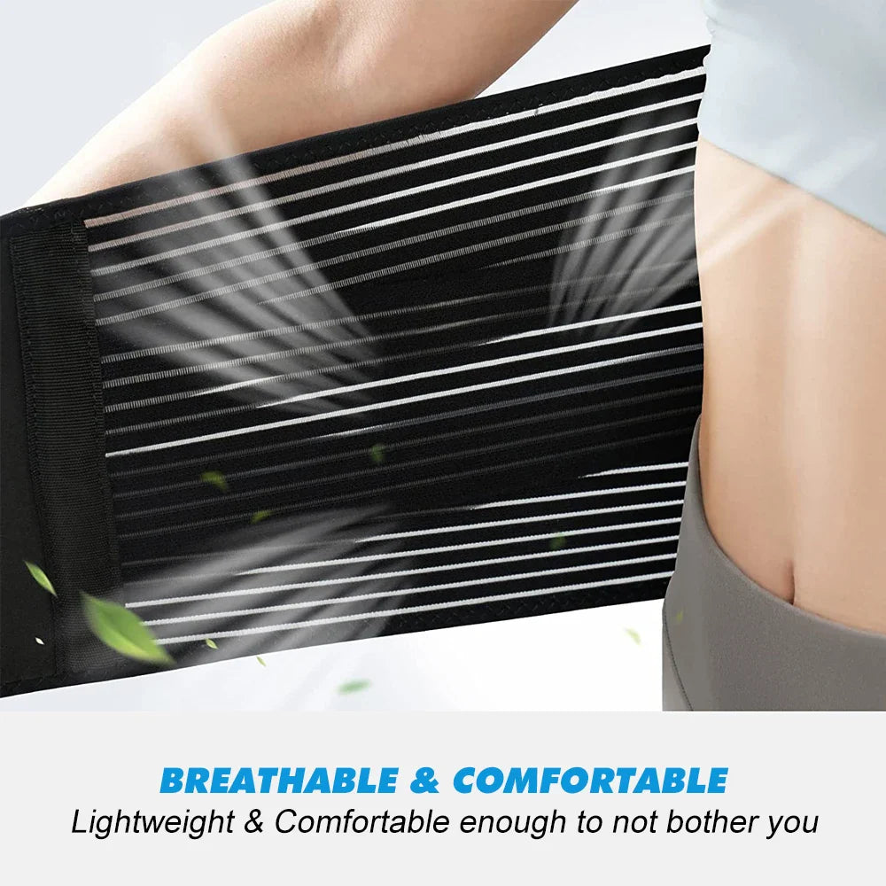 Double Pull Lumbar Support Belt — Orthopedic Waist Corset for Men & Women | Spine Decompression, Back Pain Relief & Waist Trainer Brace