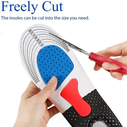 Orthopedic Insoles for Feet – Arch Support & Plantar Fasciitis Relief, Silicone Shock-Absorbing Running Cushion