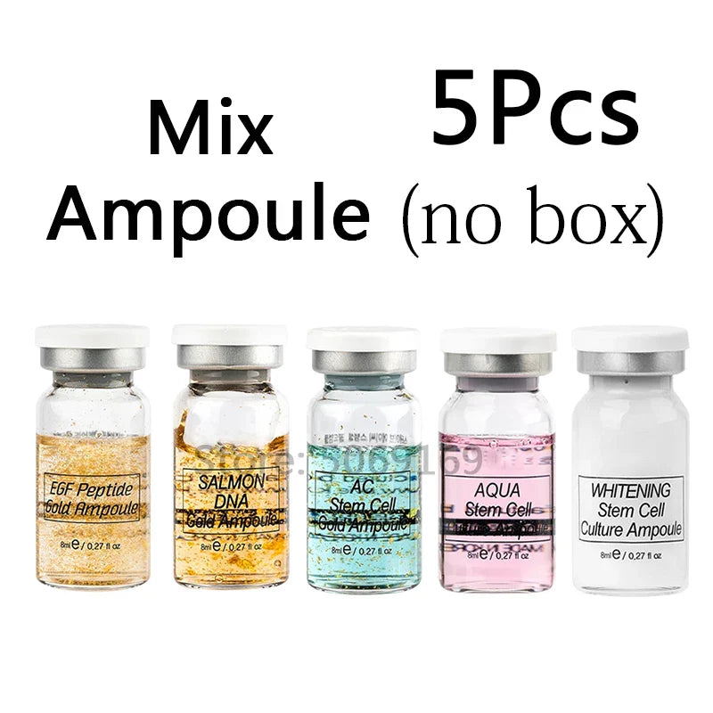 8ml BB Cream Glow Serum Ampoule – Niacinamide & Peptide Moisturizing Foundation with Hyaluronic Acid for Facial Skin Care