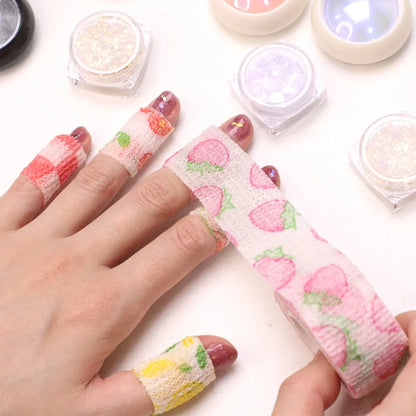 Flex Nail Finger Protection Bandage - Star Heart Self-Adhesive Wrap, Breathable and Protective Manicure Tool