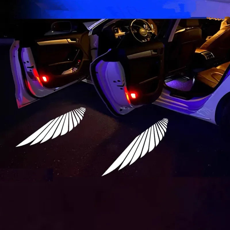 2PCS LED Car Door Welcome Ghost Shadow Lights – Logo Projector Courtesy Lamps for Nissan Patrol Y62 & Armada 2013–2018 Accessories