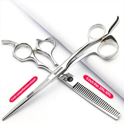 SHARONDS Professional Hairdressing Scissors – 440C Japanese Steel Barber Shears for Salon & Home Use