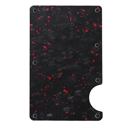 Carbon Fiber Minimalist Slim Wallet for Men – RFID-Blocking Credit Card Holder & Cashback Cardholder Case